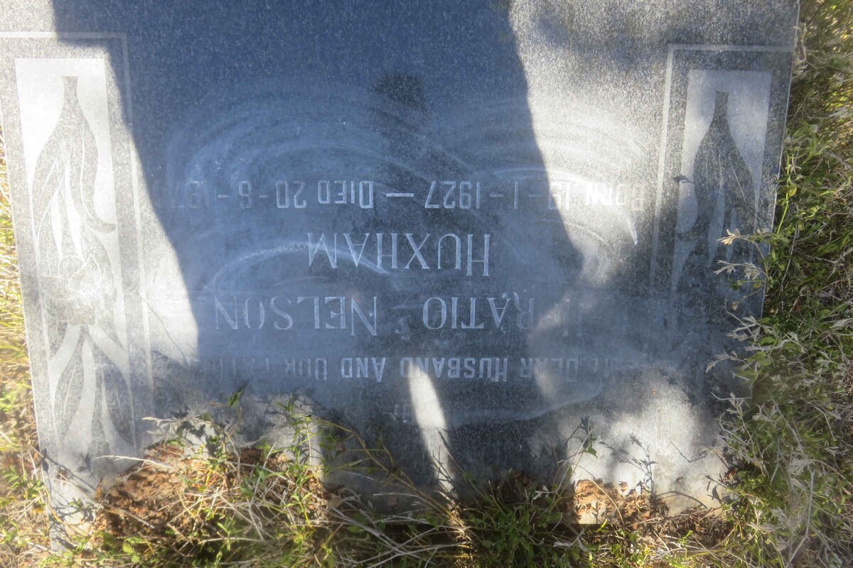 HUXHAM Horatio Nelson 1927-197?