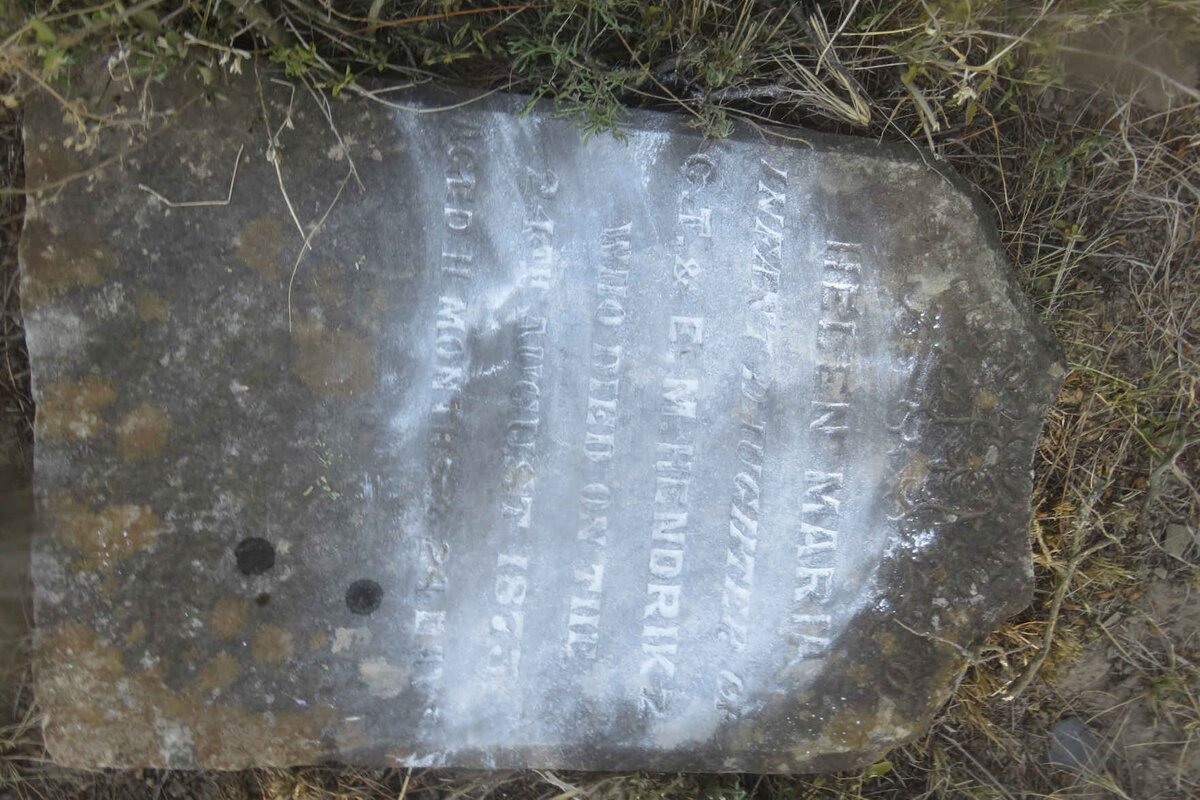 HENDRIKZ Helen Maria -1873