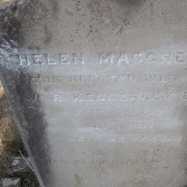 KENNERLEY Helen nee MACGREGOR -1871