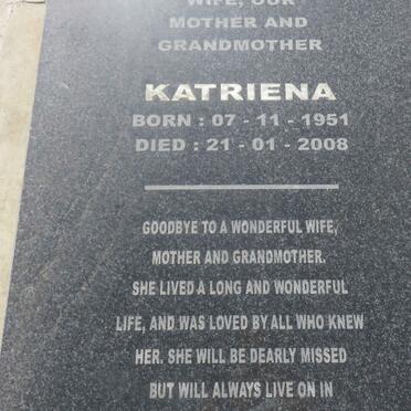 LEEUWSKITTER Katrina 1951-2008