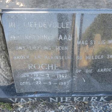 NIEKERK Roché, van 1967-1983