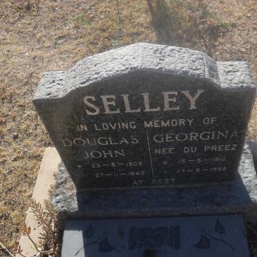 SELLEY Douglas John 1908-1942 &amp; Georgina DU PREEZ 1912-1998