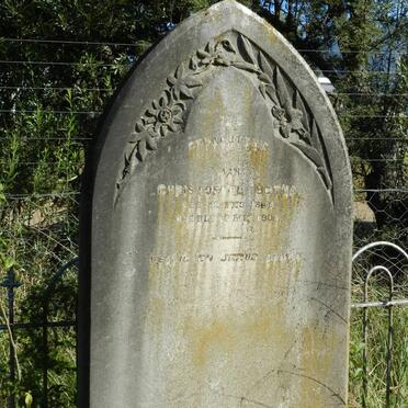 BOTHA Christoffel 1855-1904