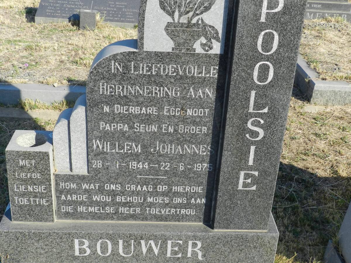 BOUWER Willem Johannes 1944-1975