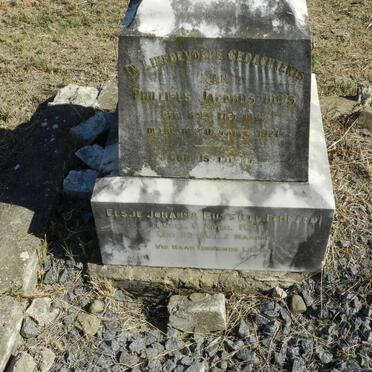 BUYS Phillipus Jacobus 1867-1921 &amp; Elsje Johanna LOMBARD -1928