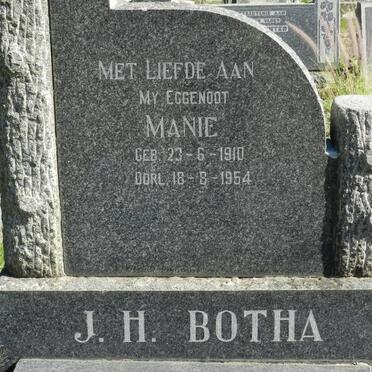 BOTHA J.H. 1910-1954