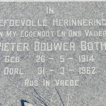 BOTHA Pieter Bouwer 1914-1962