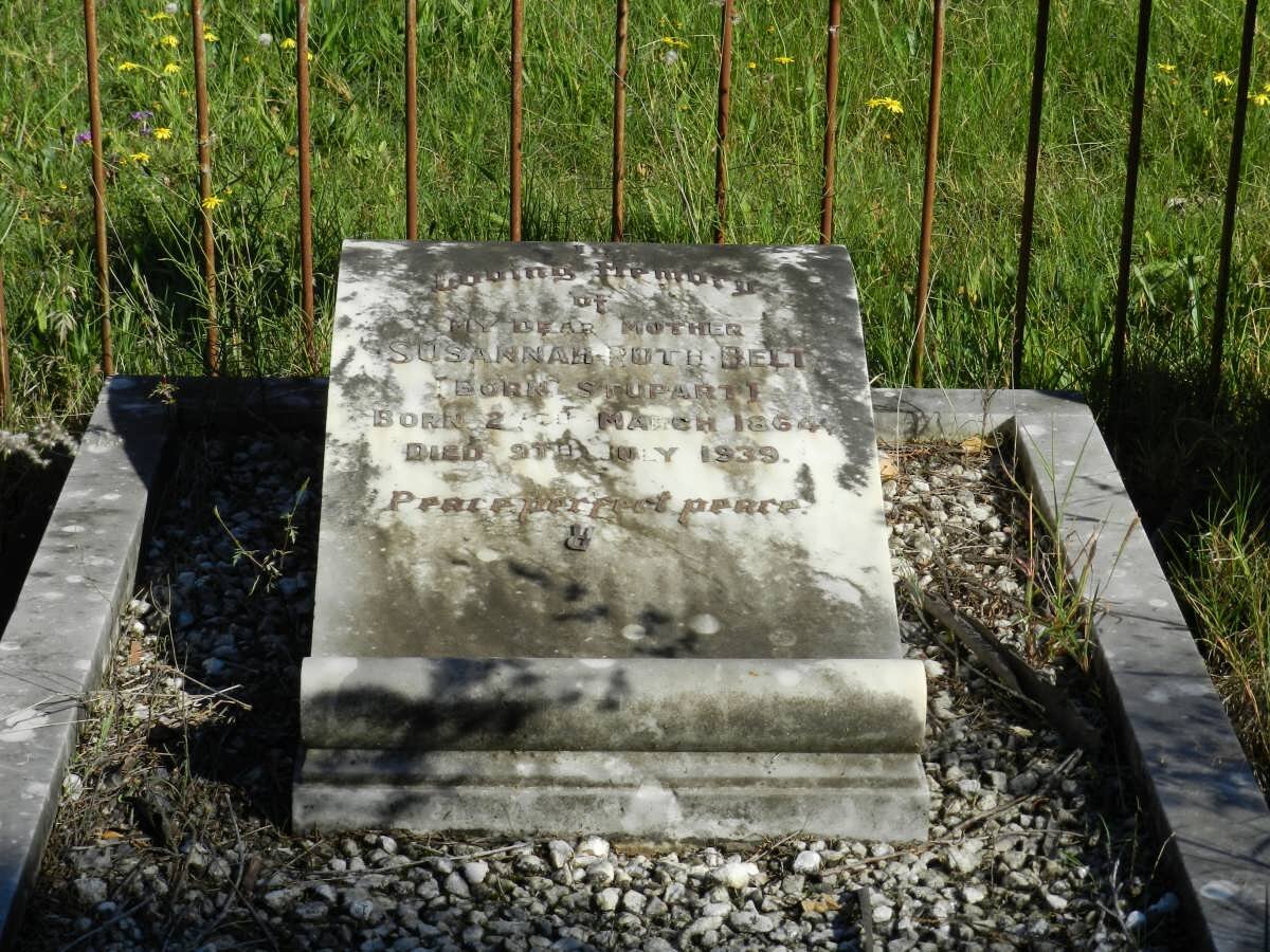 BELT Susannah Ruth nee STUPART 1864-1939