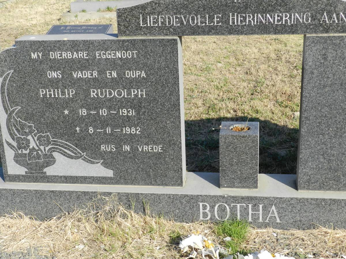 BOTHA Philip Rudolph 1931-1982
