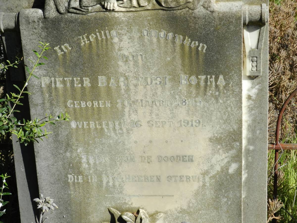 BOTHA Pieter Barendse 1843-1919