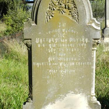 DUYKER Matthew, van -1906 :: VAN DUYKER Violetta :: VAN DUYKER William Charles