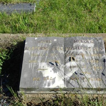 ELS Marthinus J. 1871-1960 &amp; Hester A.S. VAN DER MERWE 1872-1948