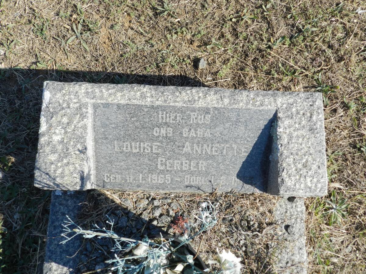 GERBER Louise Annette 1965-1965