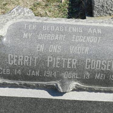GOOSEN Gerrit Pieter 1914-1964