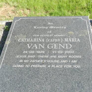 GEND Catharina Maria, van 1929-2002