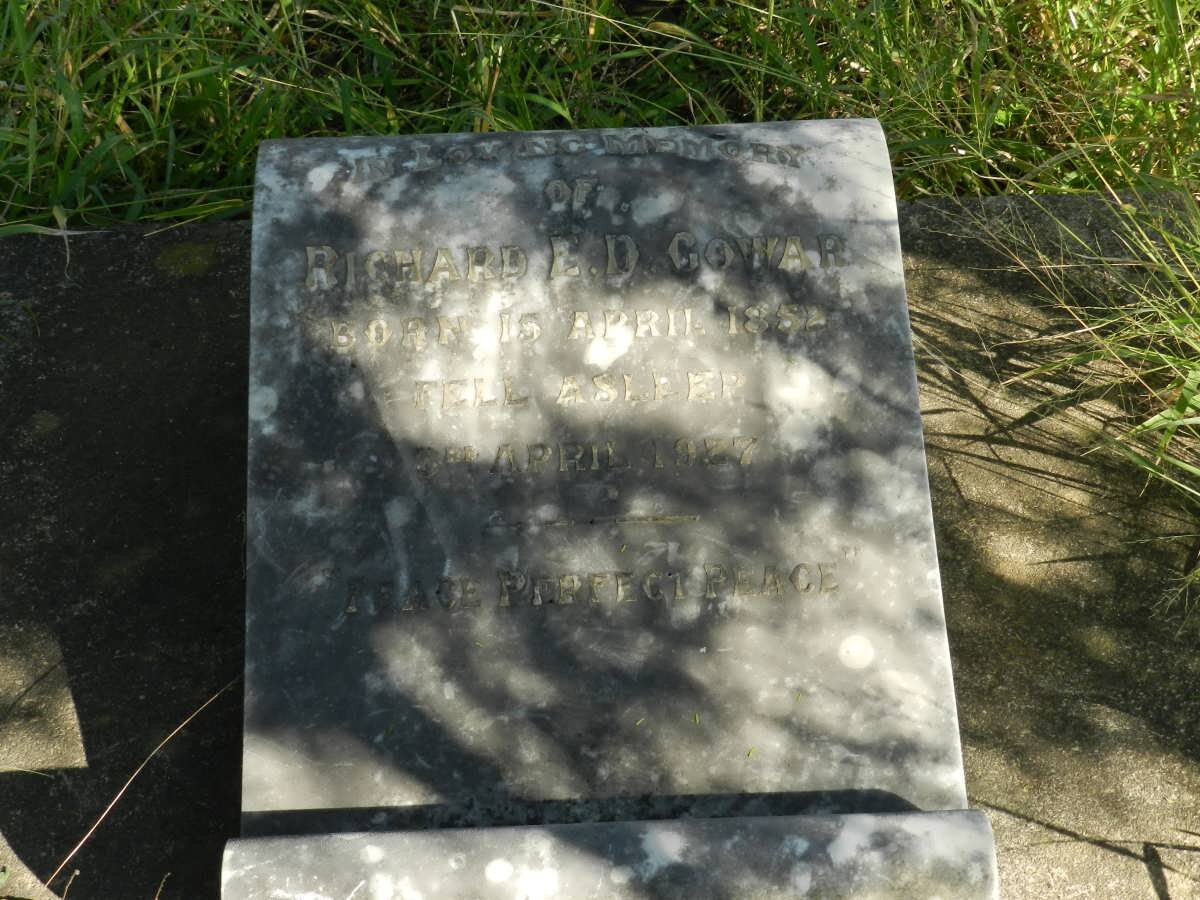 GOWAR Richard E.D. 1852-1927