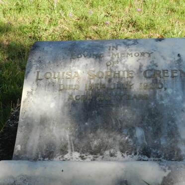 GREEN Louisa Sophie -1930