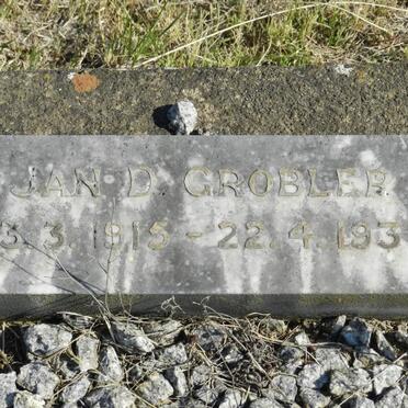 GROBLER Jan D. 1915-1931