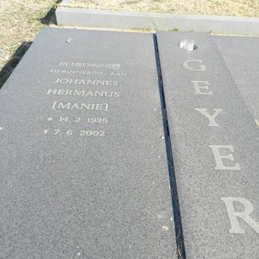 GEYER Johannes Hermanus 1935-2005
