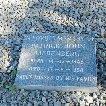 LIEBENBERG Patrick John 1945-1998