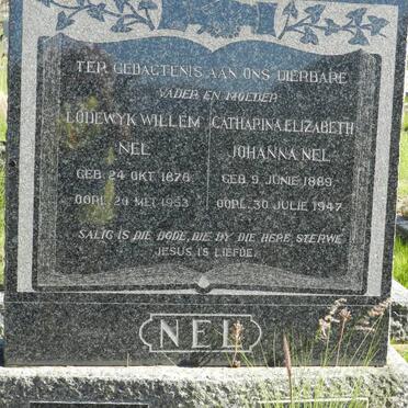 NEL Lodewyk Willem 1878-1953 &amp; Catharina Elizabeth Johanna 1889-1947