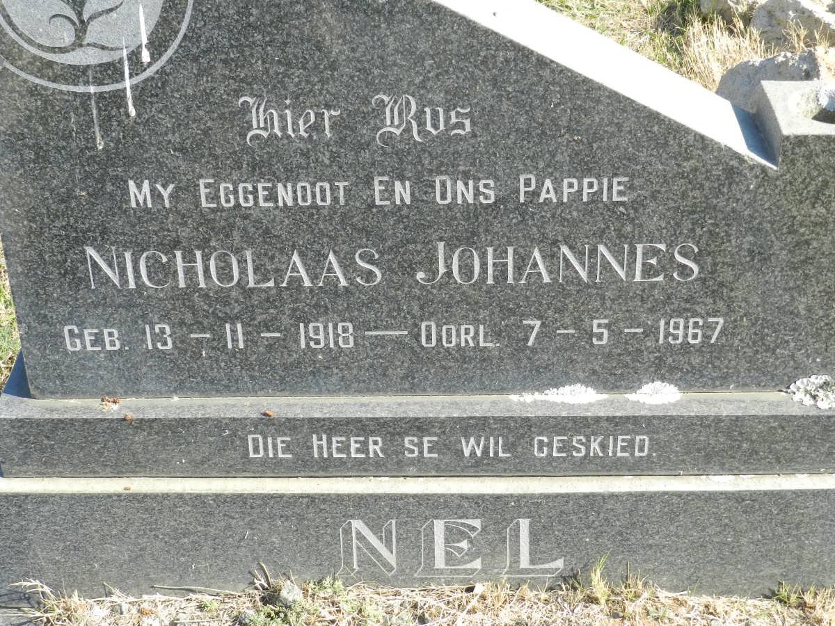 NEL Nicholaas Johannes 1918-1967