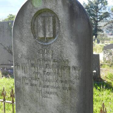 NEL Aletta Maria Elizabeth nee FOURIE -1892