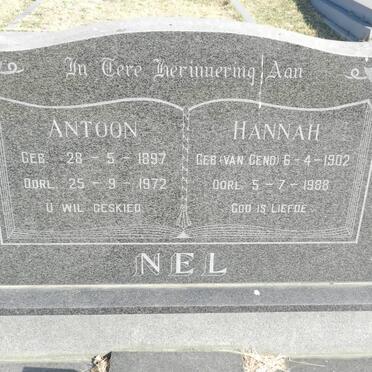 NEL Antoon 1897-1972 &amp; Hannah VAN GEND 1902-1988