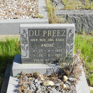 PREEZ André, du 1953-1953