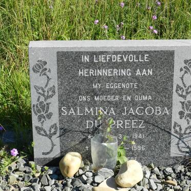 PREEZ Salmina Jacoba, du 1941-1996