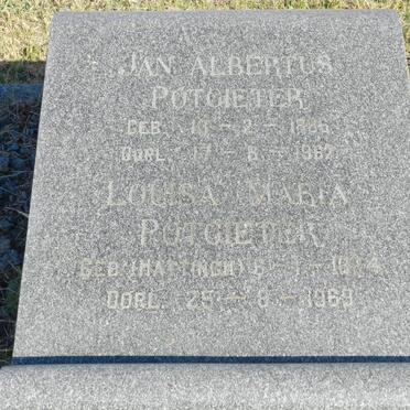 POTGIETER Jan Albertus 1886-1962 &amp; Louisa Maria HATTINGH 1884-1969