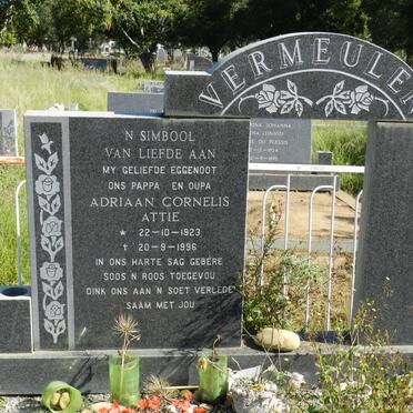 VERMEULEN Adriaan Cornelis Attie 1923-1996