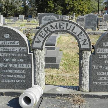VERMEULEN Lodewikus Daniël 1926-1966 &amp; Margaretha Cornelia 1927-1985