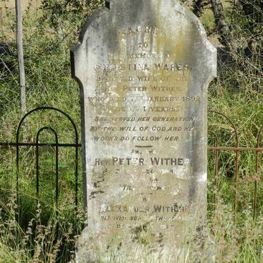 WITHER Peter -1904 &amp; Christina Wares -1892