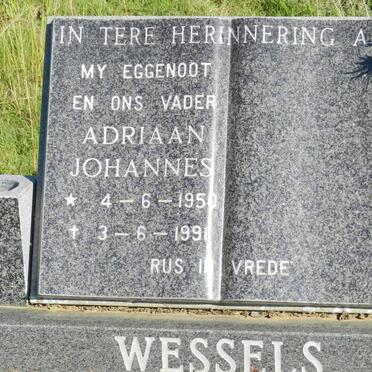 WESSELS Adriaan Johannes 1950-1991