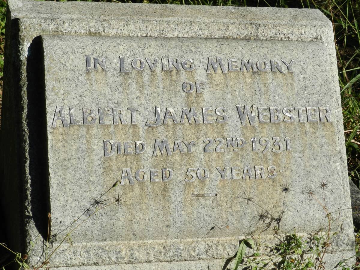WEBSTER Albert James -1931