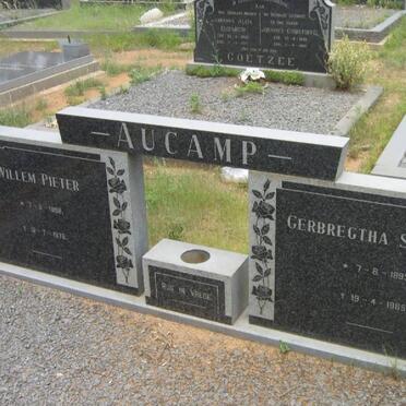 AUCAMP Willem Pieter 1896-197? &amp; Gerbregtha Susanna 1893-1965