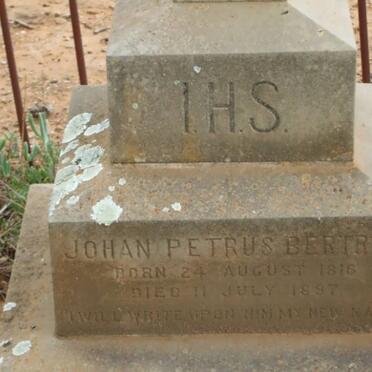 BERTRAM Johan Petrus 1816-1897