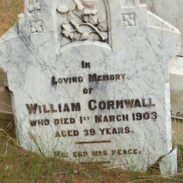 CORNWALL William -1903