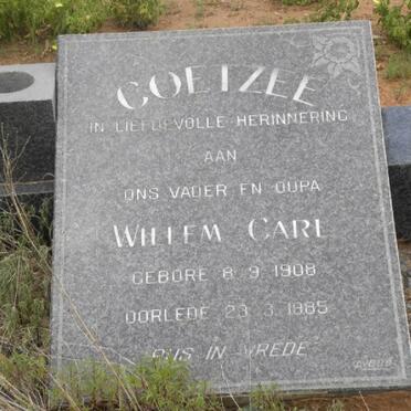 COETZEE Willem Carl 1908-1985