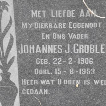 GROBLER Johannes J. 1906-1953