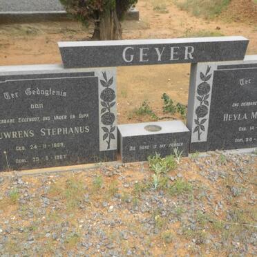 GEYER Louwrens Stephanus 1889-1967 &amp; Heyla Magdalena 1889-1974