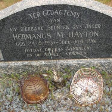 HAYTON Hermanus M. 1937-1961