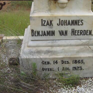 HEERDEN Izak Johannes Benjamin, van 1865-1923