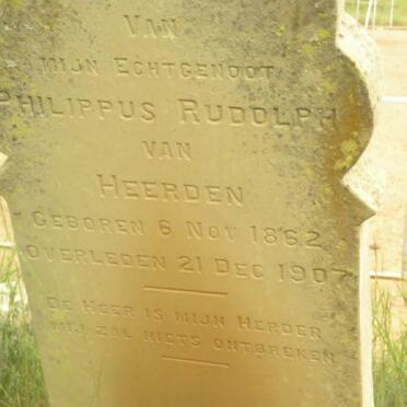 HEERDEN Philippus Rudolph, van 1862-1907