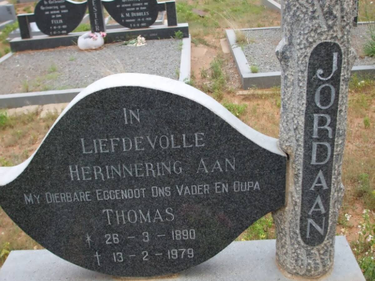 JORDAAN Thomas 1890-1979
