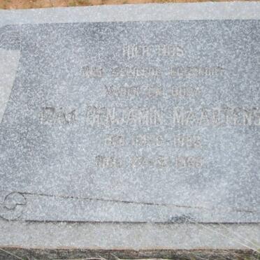 MAARTENS Izak Benjamin