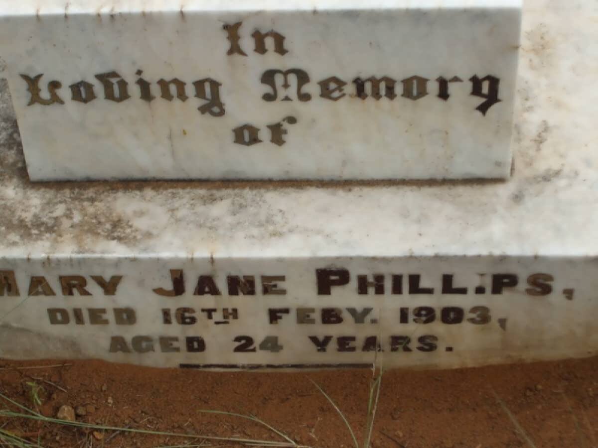 PHILLIPS Mary Jane -1903