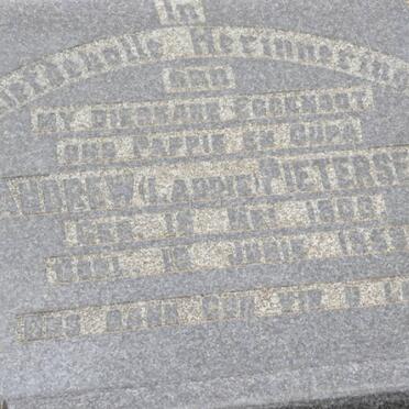 PIETERSEN Andrew 1903-1959