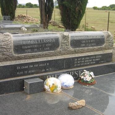 PIETERSE Johannes Theodorus 1877-1954 &amp; Jacomina Classina MOSTERT 1890-1966